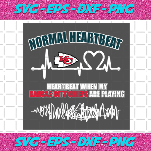 Kansas City Chiefs Heartbeat Svg SP31122020