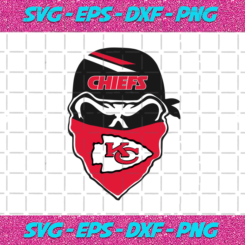 Kansas City Chiefs Skull Svg Sport Svg Football Svg Football Teams Svg ...