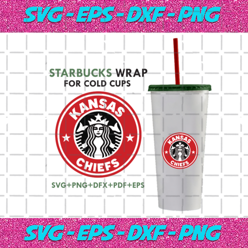 Kansas City Chiefs Starbucks Wrap Svg SP09012021