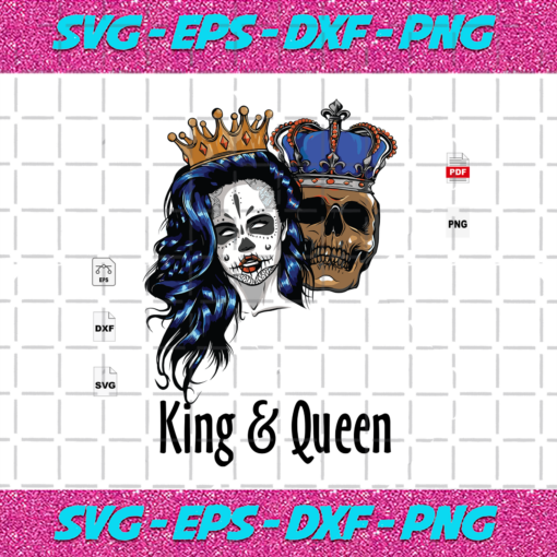 King Queen Halloween Svg HW21102020