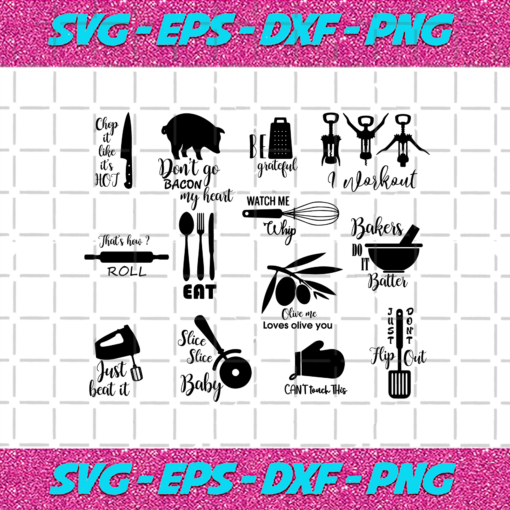 Kitchen Bundle Svg TD91120206