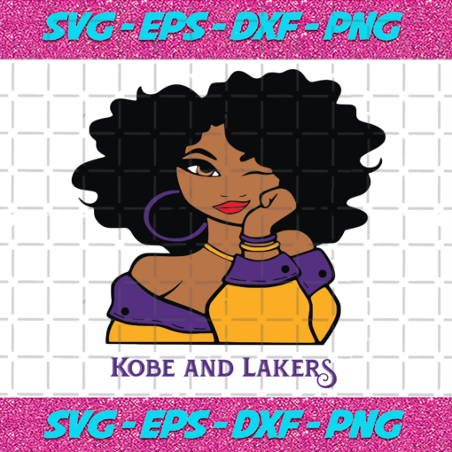 Kobe And Lakers Girl Sport Svg SP02102020
