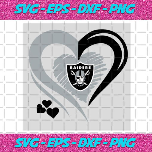 Las Vegas Raiders Heart Logo Svg SP22122020