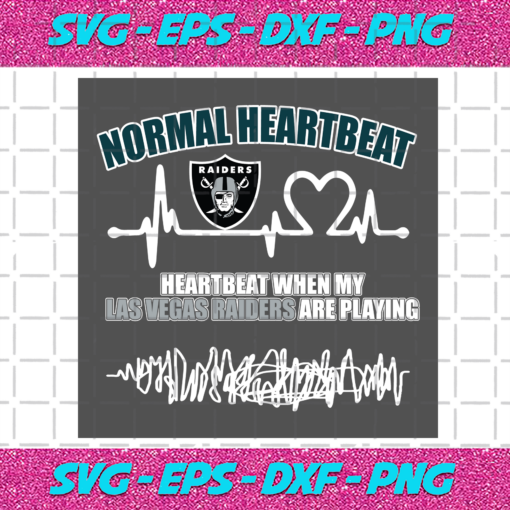 Las Vegas Raiders Heartbeat Svg SP31122020