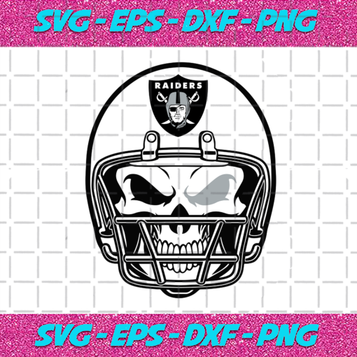 Las Vegas Raiders Skull Helmet Svg SP21122020