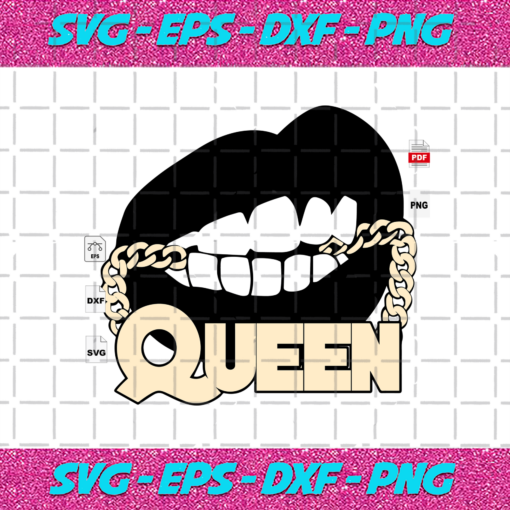 Lips Queen Birthday Svg BD26082020