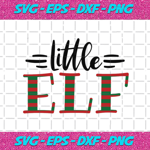 Little ELF Christmas Svg CM13102020
