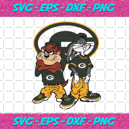 Looney Tunes Hip Hop Green Bay Packers Svg SP18012129