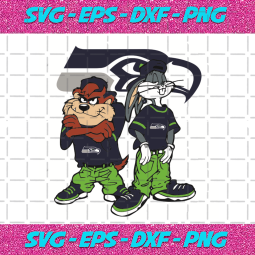 Looney Tunes Hip Hop Seattle Seahawks Svg SP18012109