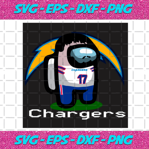 Los Angeles Chargers Among Us Svg SP250121056