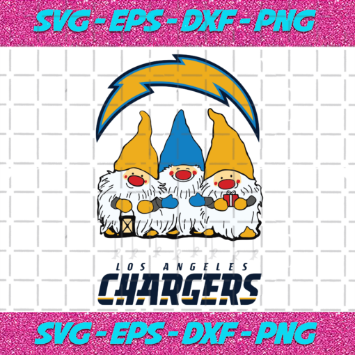 Los Angeles Chargers And Triples Gnomes Sport Svg SP02102020