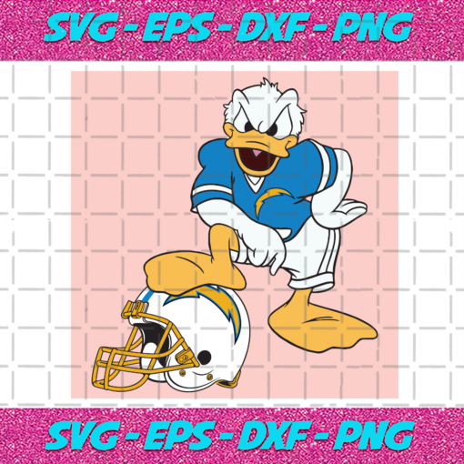 Los Angeles Chargers Donald Duck Svg SP22122020