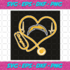 Los Angeles Chargers Heart Stethoscope Svg SP30122020