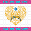 Los Angeles Chargers Heart Svg SP30122020