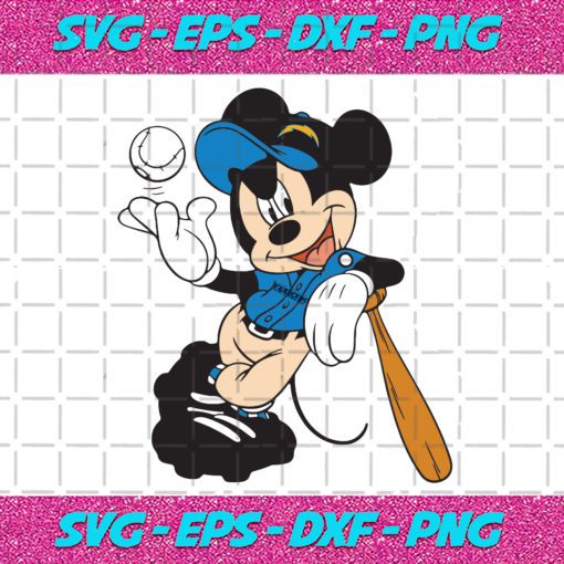 Los Angeles Chargers Mickey Mouse Svg SP31122020