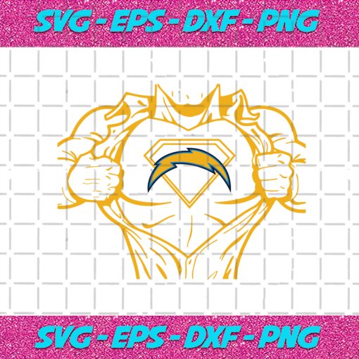 Los Angeles Chargers Superman Svg SP221220201