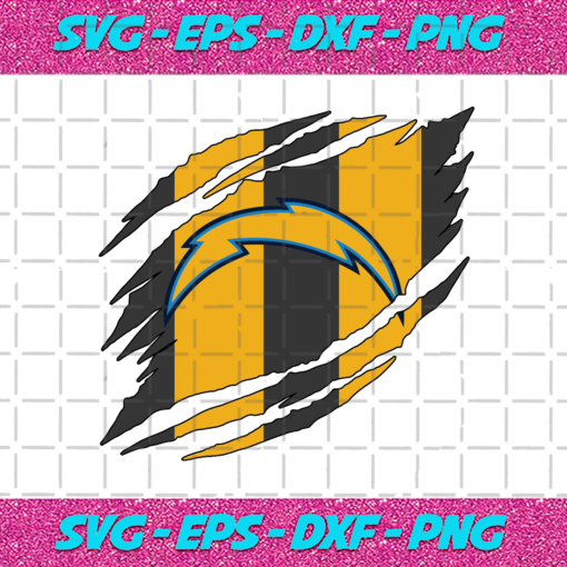 Los Angeles Chargers Torn NFL Svg SP30122020