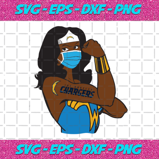 Los Angeles Chargers Wonder Woman Svg SP25122020