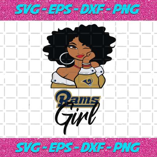 Los Angeles Rams Girl Sport Svg SP02102020