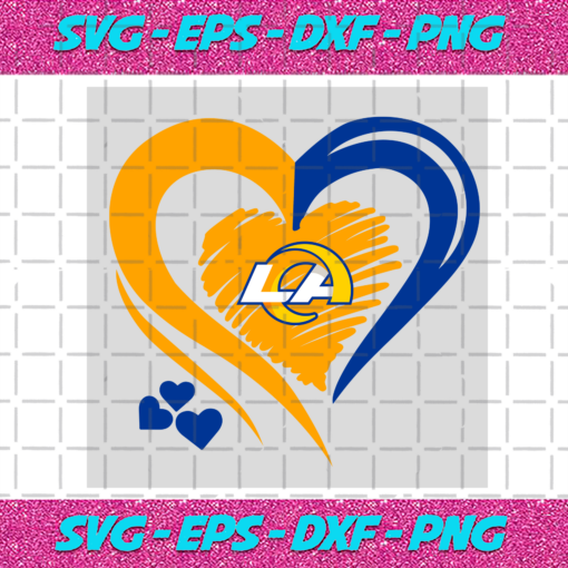 Los Angeles Rams Heart Logo Svg SP22122020