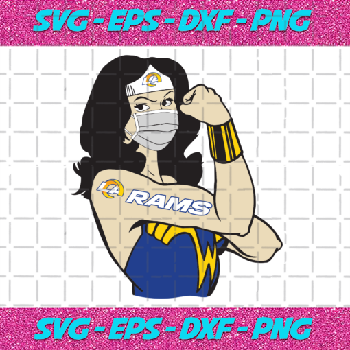 Los Angeles Rams Wonder Woman Svg SP24122020