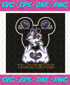 Love Baltimore Ravens Mickey Mouse Svg SP30122020