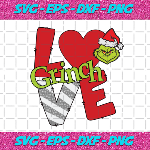 Love Grinch Christmas Svg CM26102020