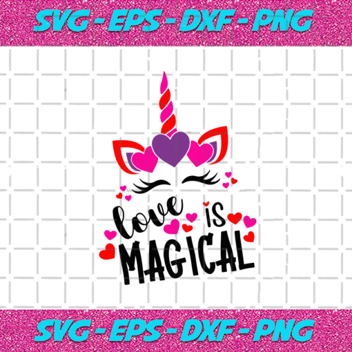 Love Is Magical Unicorn Svg VA612021