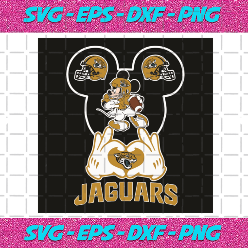 Love Jacksonville Jaguars Mickey Mouse Svg SP30122020