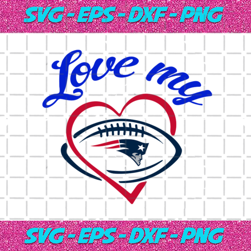 Love My New England Patriots Svg SP21122020