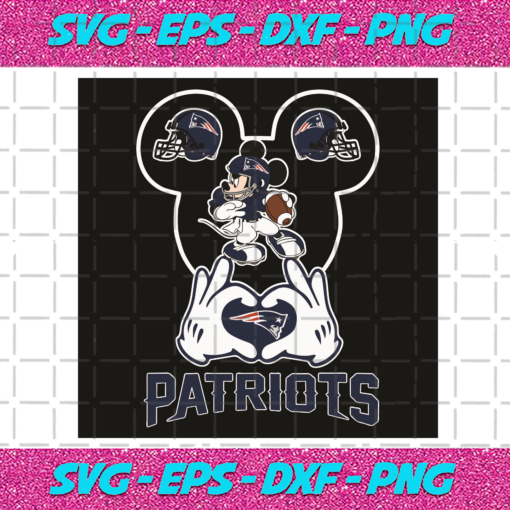 Love New England Patriots Mickey Mouse Svg SP30122020
