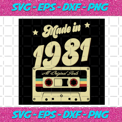 Made In 1981 Svg BD4012020