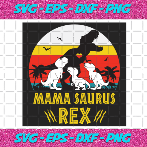 Mama Saurus Rex Svg FL23012021