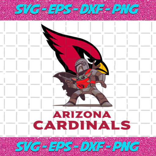 Mandalorian Baby Yoda Arizona Cardinals Chiefs Svg SP23012133