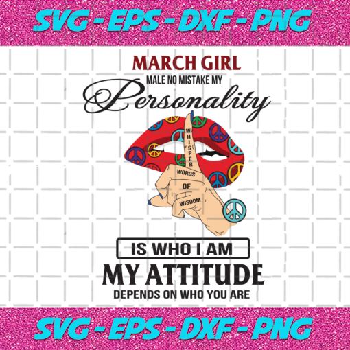March Girl Svg BD210203HT4