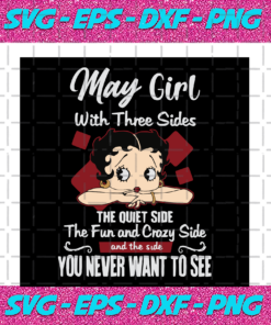 May Girl With Three Sides Betty Boop Betty Boop Svg BD06082020
