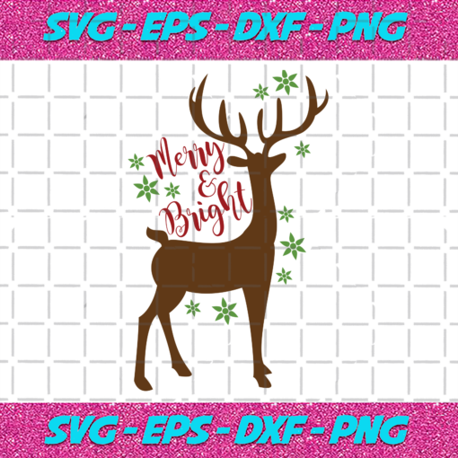 Merry And Bright Christmas Svg CM20102020