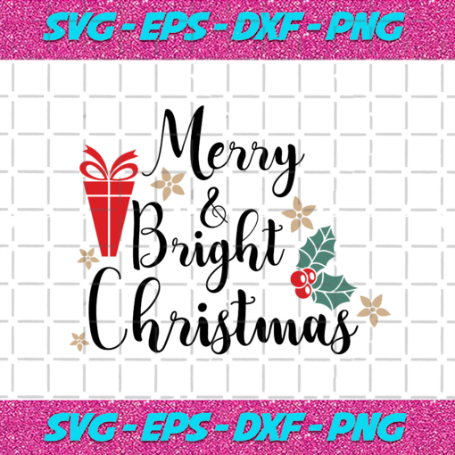 Merry And Bright Christmas Svg CM2311202022