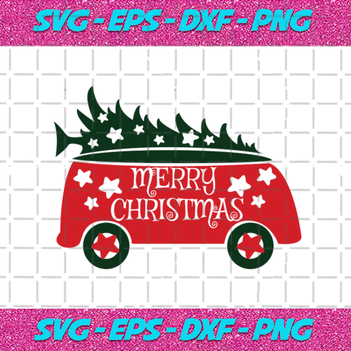 Merry Christmas Bus Svg CM231120202