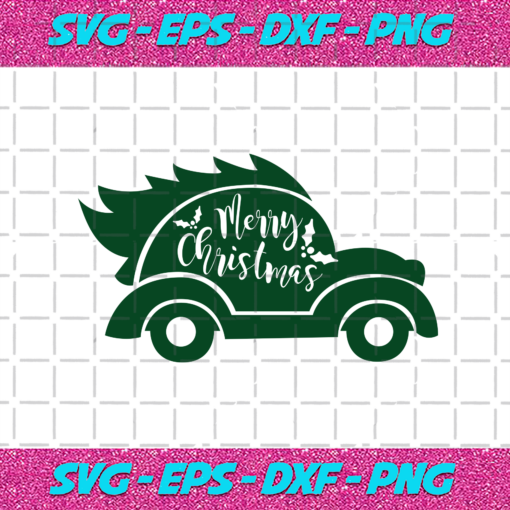 Merry Christmas Car Svg CM231120204