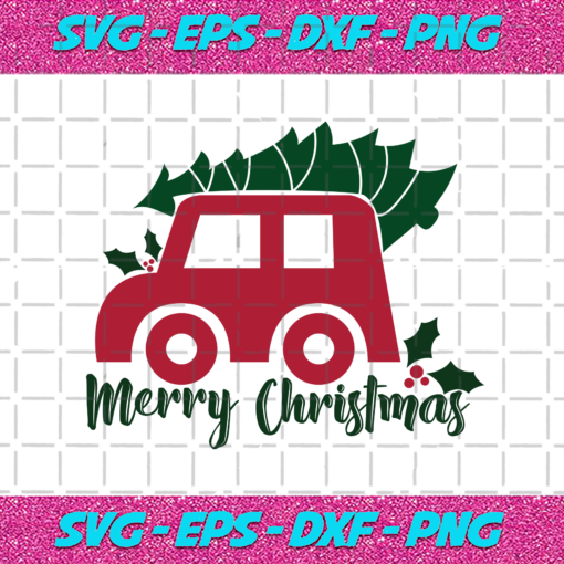 Merry Christmas Car Svg CM231120205