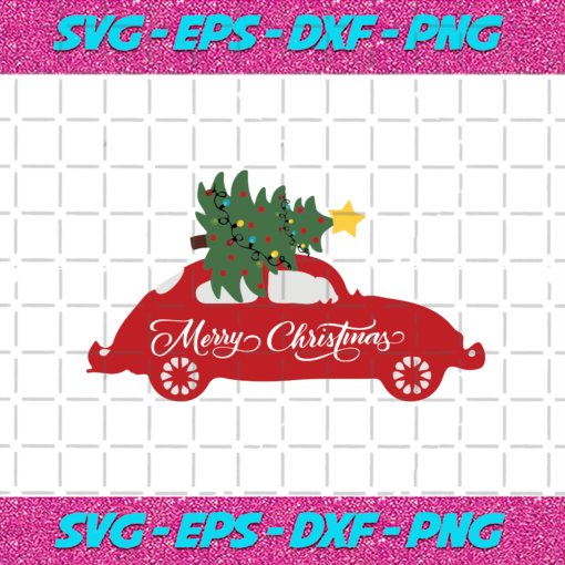 Merry Christmas Car Svg CM231120206