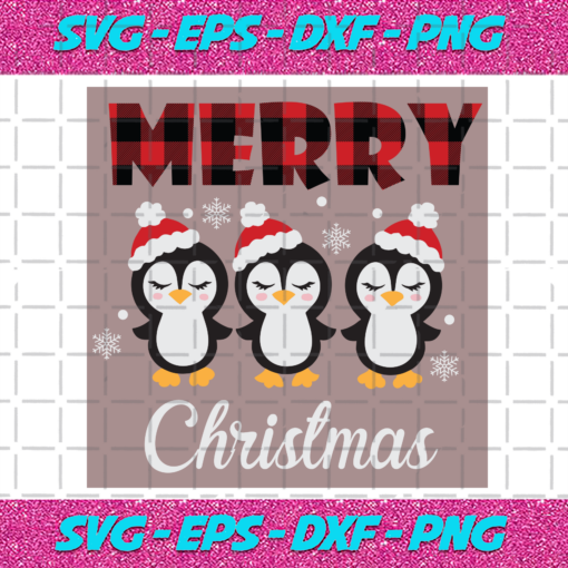 Merry Christmas Penguin Svg CM0512202058