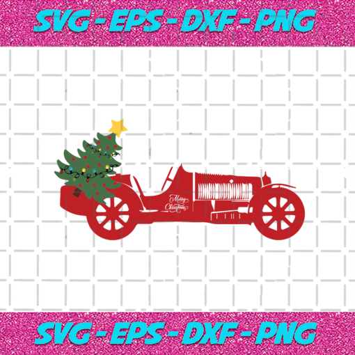 Merry Christmas Tree Truck Svg CM231120203