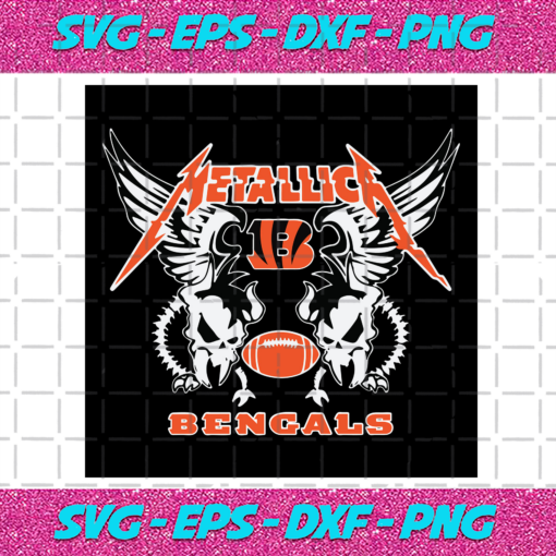 Metallica Bengals Svg SP26122020