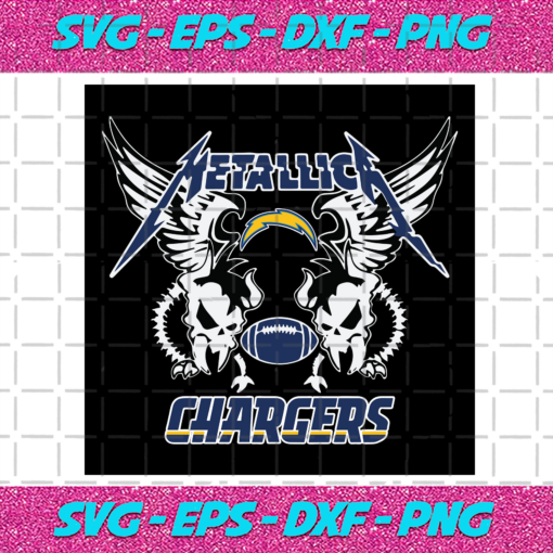 Metallica Chargers Svg SP26122020
