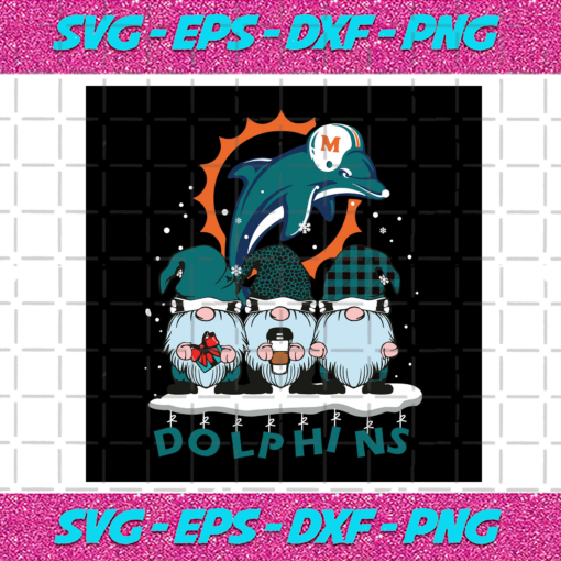 Miami Dolphins Gnomes Svg SP23122020