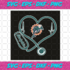 Miami Dolphins Heart Stethoscope Svg SP30122020