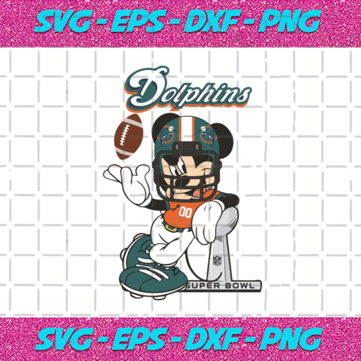 Miami Dolphins Mickey Mouse Svg SP30122020