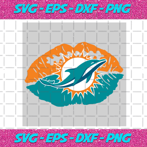 Miami Dolphins NFL Lips Svg SP17122020